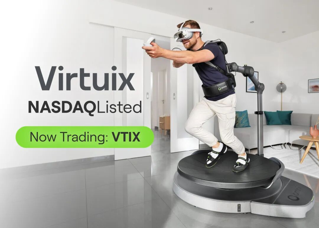 祝贺Virtuix纳斯达克上市！南宫NG·28(中国)相信品牌力量携手加速AI融合应用产业化